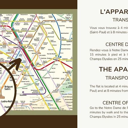 New&Renovated Cosy Flat In The Marais !!! 4Pers Apartment Paris Bagian luar foto